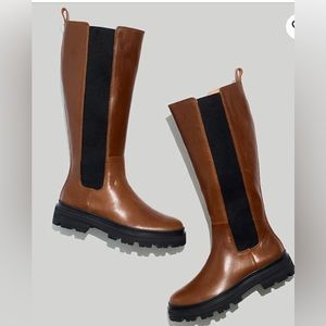 The poppy tall lugsole boot-Madewell. Brand new pair